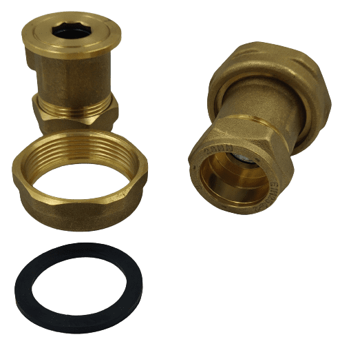 Pump Ball Valve 1 ½" F x 22/28mm CU